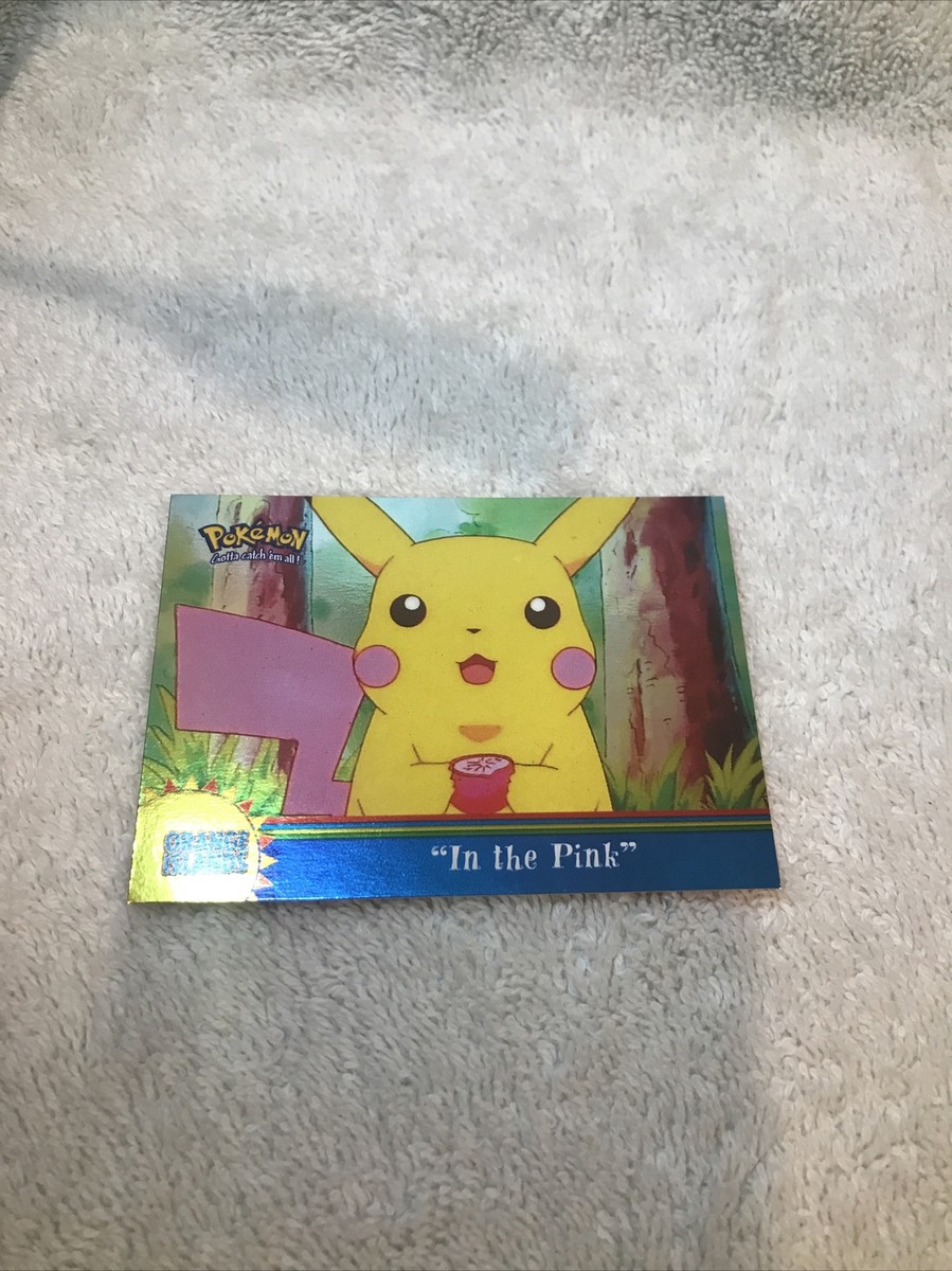 Pokemon Topps TV Animation OR5 Orange Islands Pikachu In The Pink Holo Foil