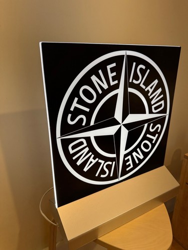 Stone Island Authorized Retailer Double Sided Led Store Sign 16 in x 19 in - Afbeelding 10 van 10