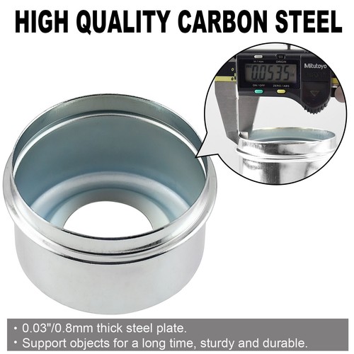 (Cantidad 4) 1.98" lubricante EZ tapón de goma tapa antipolvo cubierta de grasa cubo de eje de remolque Dexter - Imagen 7 de 8