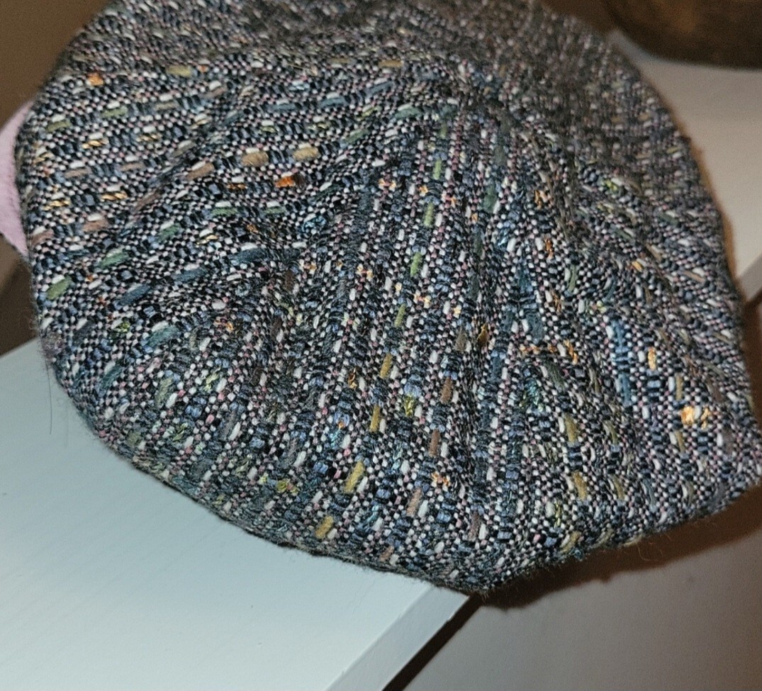 Bebe Tweed & Pink Suede Trimmed Beret | eBay display picture 2