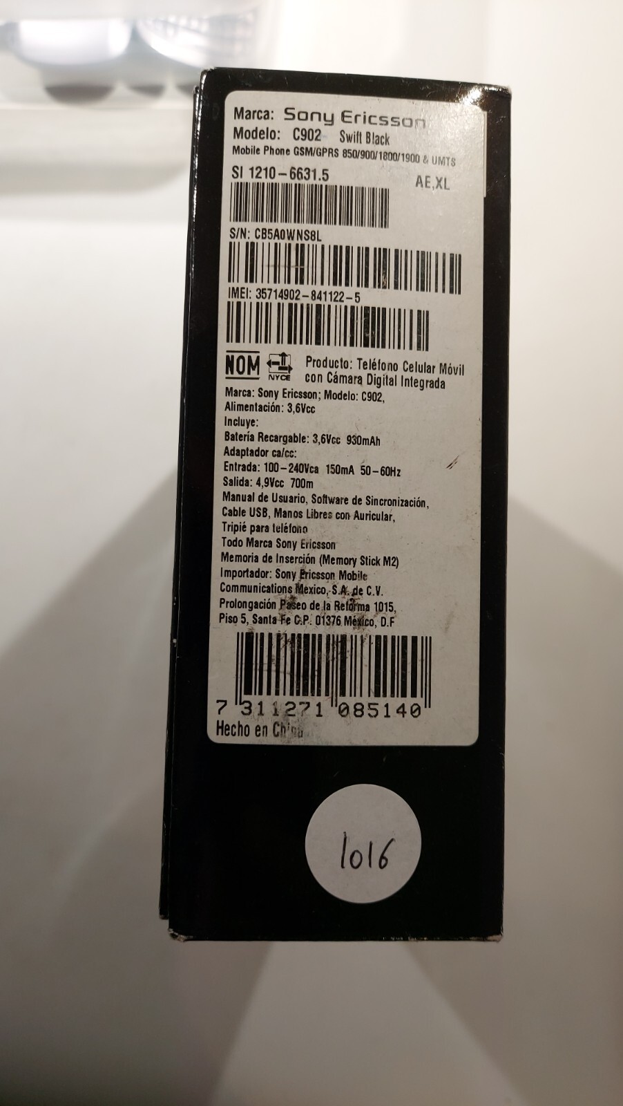 1016.Sony Ericsson C902 Very Rare - For Collectors - Unlocked - N E W