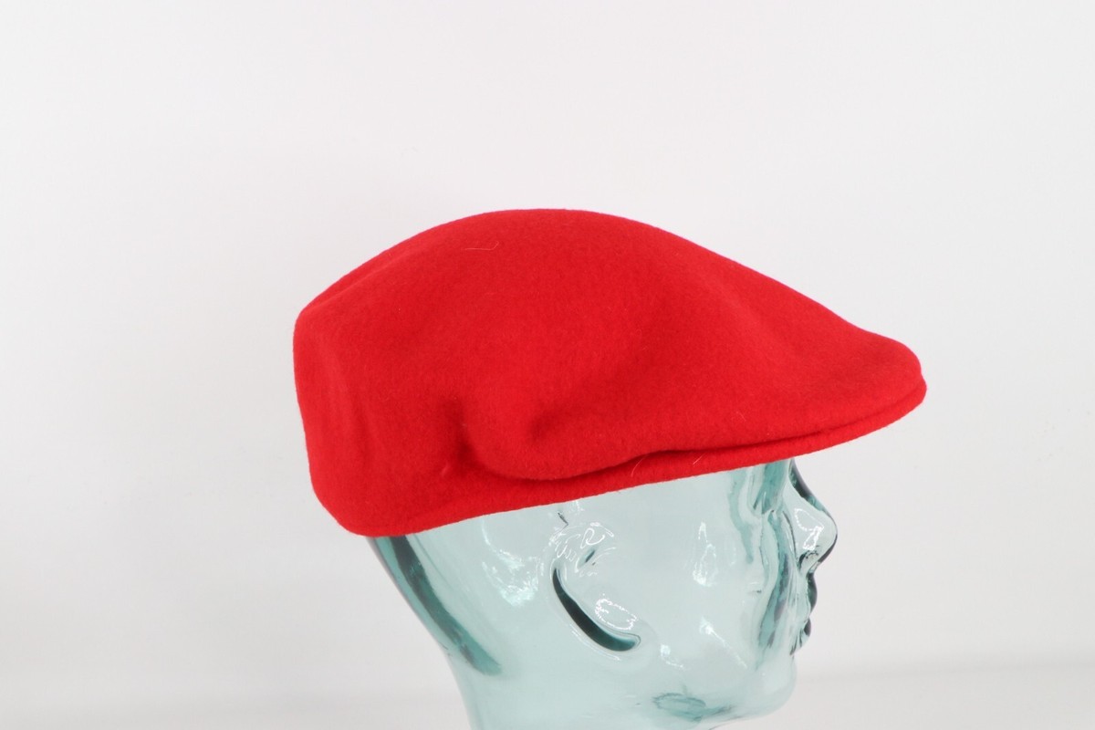 NOS Vintage 90s Streetwear Kangol Blank Wool Cabbie Newsboy Cap