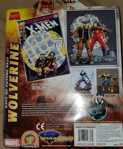 Marvel Select Days of Future Past Wolverine Figure - Picture 2 of 3