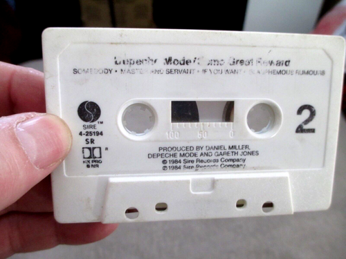 DEPECHE MODE / SOME GREAT REWARD '84 Cassette TESTED EX NEW WAVE SYNTH ROCK - Picture 7 of 8