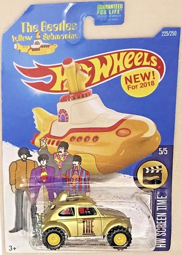 BAJA BUG CUSTOM Hot Wheels The BEATLES ""YELLOW SUBMARINE"" echter Fahrer