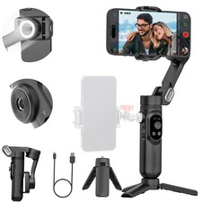 3-axis Phone Gimbal Stabilizer for iPhone 15/14/13 Pro Max Android ... Fast Ship