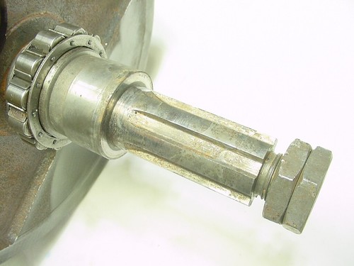 ARIEL SINGLE 500 CRANKSHAFT ASSEMBLY PART # 1110-34 ROD, OUT OF A 1958 VH RED HU - Picture 4 of 5