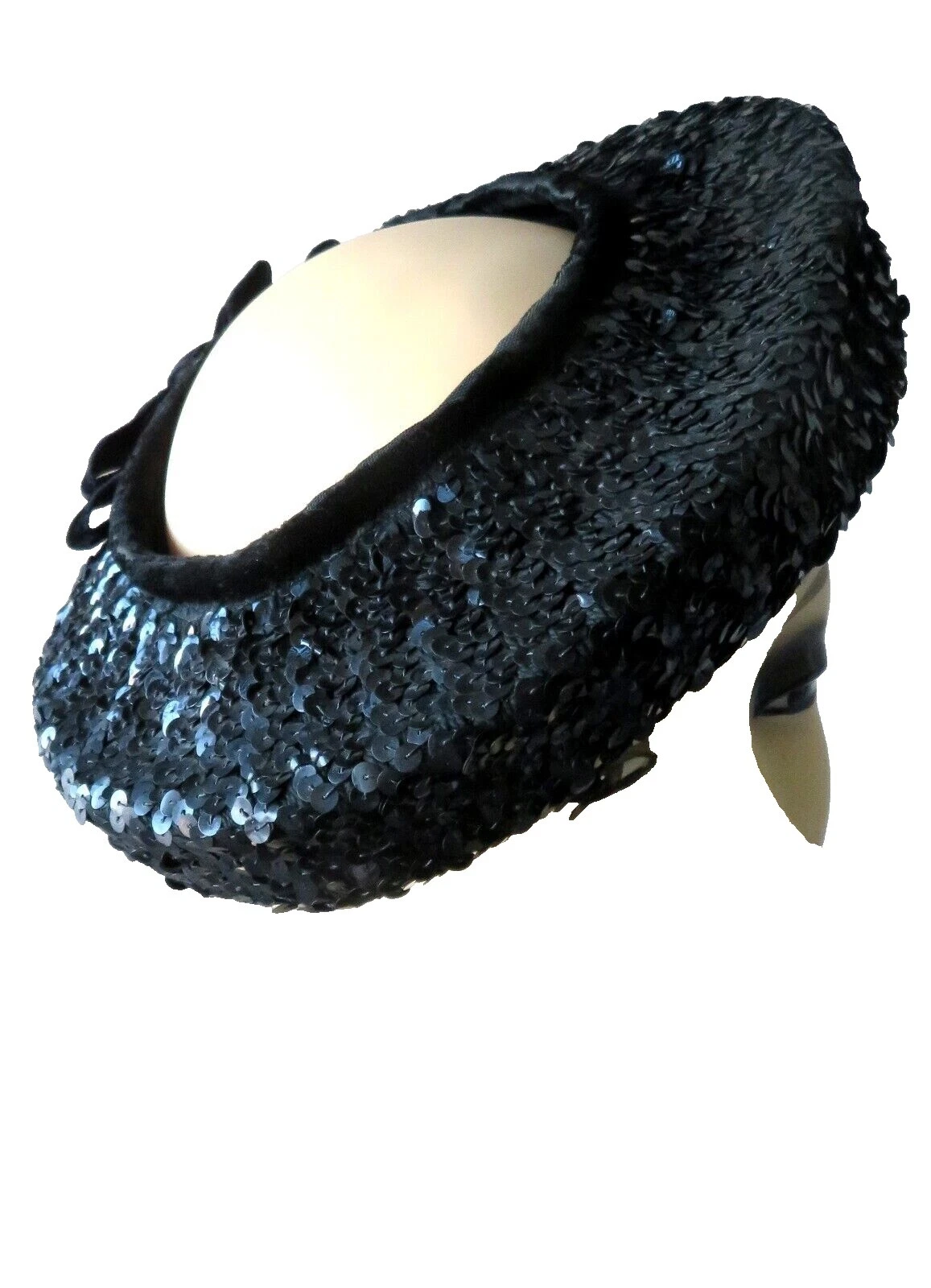 Sombreros vintage tocado con Lentejuelas para Mujer