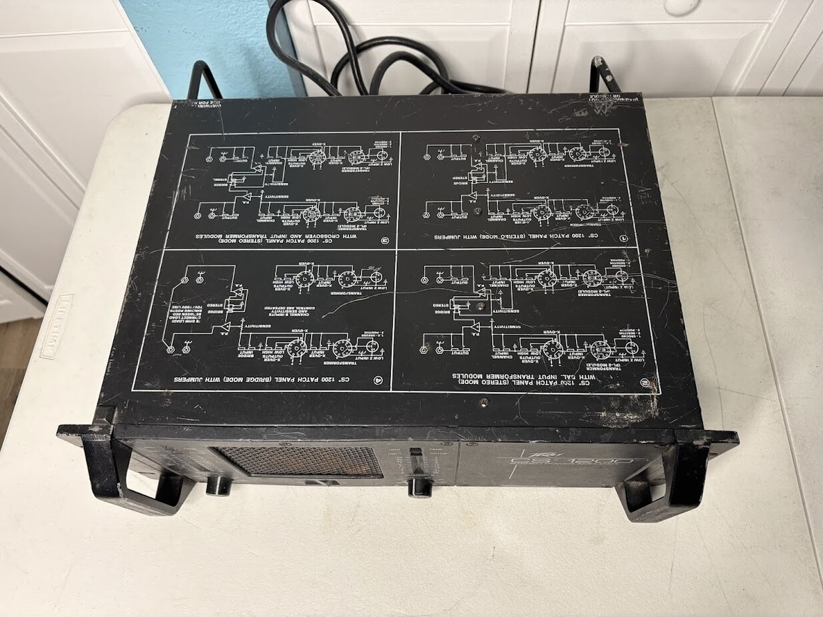 【PEAVEY】CS-1200 ステレオパワーアンプ Peavey CS 1200 Stereo Power Amplifier | eBay