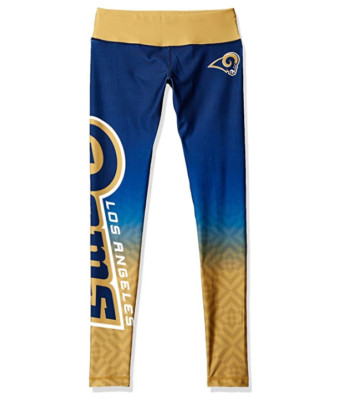 KLEW NFL Football Women's Los Angeles Rams Gradient Print Leggings | eBay