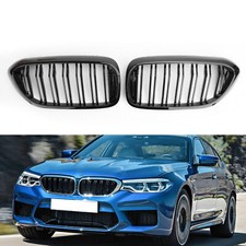 Kühlergrill Nieren Grill Glanz Schwarz Doppelsteg für BMW 5er G31 Sedan 17-19