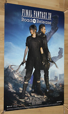 Final Fantasy XV 15 Road to Release / Kingsglaive rare Promo