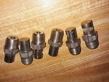 6 Spraying Systems Spray Nozzle 1/4KSS-5 Agriculture 90 Fan Jet Stainless Steel