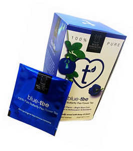 Blue Tee Blauer 100 Butterfly Pea Flower Tea 20 Teebeutel
