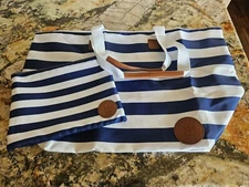 New RCCL Crown & Anchor Beach Bag And Toiletry Case With Leather Handle