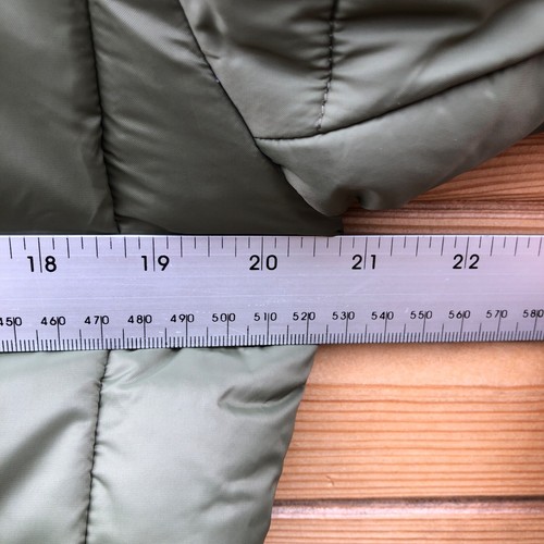 Barbour Coat Extra Small Olive Green Mens Baffle Liddesdale Puffer Parka Jacket - Picture 17 of 18