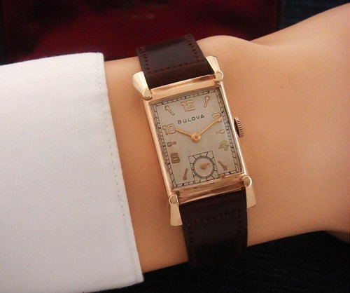 Men's Handsome Original '40s Era Vintage Bulova Dress Watch w/Box - SERVICED! - Picture 5 of 10