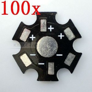 100PCS 1W 3W High Power LED PCB Aluminum Star base DIY PCB 20mm M98