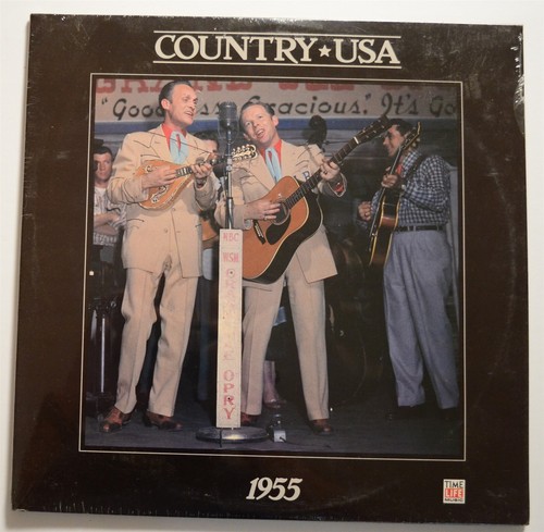 2 LP Time Life Country USA 1955 Louvin Brothers Elvis Presley Johnny Cash  - Imagen 1 de 2