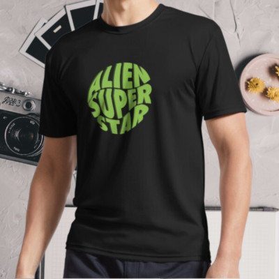 New Shirt ALIEN SUPERSTAR - Beyonce Active Logo T-Shirt Funny Size S - 5XL