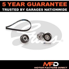 Gates Alternator Belt Kit Pulley Tensioner Fits Mondeo S-Max Galaxy