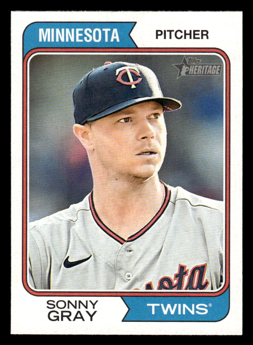 2023 Topps Heritage Sonny Gray #149 Minnesota Twins Baseball