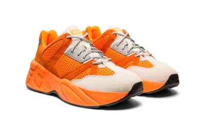 Asics Onitsuka Tiger P-TRAINER 1183A589 SHOCKING ORANGE/CREAM Men's Women's