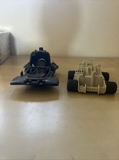 gi joe Tank robot Hash 1970 And Batman Car Lot Of 2 Vintage Rare Toys