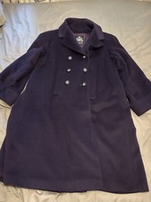 Vintage Mansfield Wool & Cashmere Purple Coat Size 12