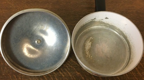 Regal Ware Herb Deco Avocado Green Lid Aluminum Pan #5140 - Picture 5 of 7