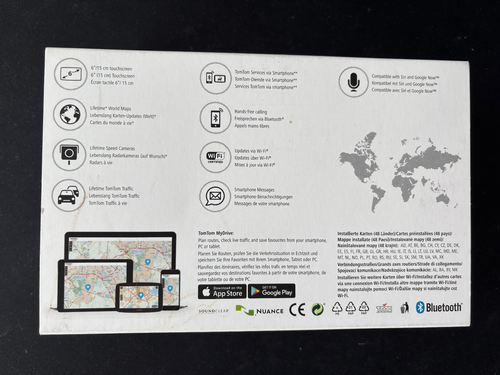 tomtom GO 620 Wi-Fi in OVP mit Europakarte von 2023 und Zubehörpaket 6 Zoll - Bild 2 von 13