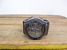 Casio AE-1000W Mens Digital World Time Chronograph Watch 100M Resin Black WORKS!