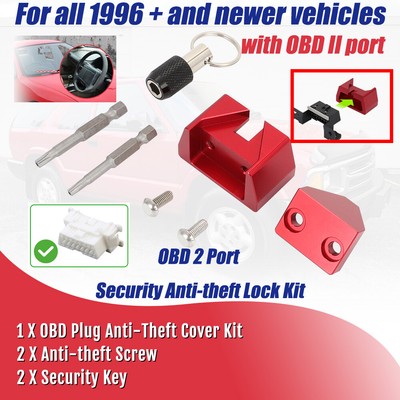 OBD Port Securty Ant-theft Lock For all 1996 & newer vehcles wth
