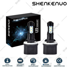 880 890 893 White LED Bulbs Headlight High/Low Beam For Artic Cat 250 300 500
