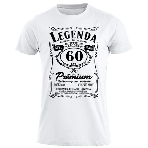 60 lat urodziny Legenda Smieszna Koszulka camiseta pulida Prezent Dla Mezczyzn PL - Imagen 15 de 20