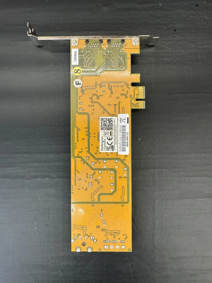 Dual Port PCI Express Gigabit Ethernet PCIe Network Card Adapter - PoE/PSE - TAA - Image 2 of 3