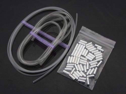 Tubos de aluminio de 1/8 pulgadas materiales para atar moscas + tubo de revestimiento + tubo de unión - 60 piezas  - Imagen 4 de 9