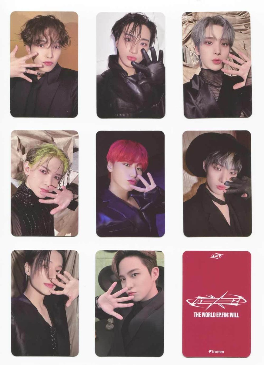 タレントカード ATEEZ POB SAN EVERLINE ATEEZ POB 2nd Album THE WORLD EP.FIN: WILL EVERLINE 1.0