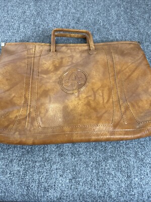 Vintage American Tourister Briefcase Brown Tan Attache Bag 1975