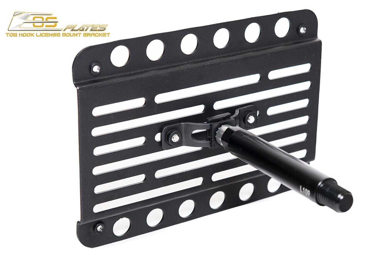 Fit 08-19 Maserati Gran Turismo Front Tow Hook Mount License Relocator Bracket