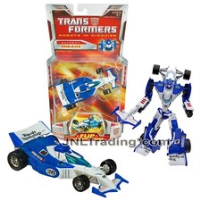 Year 2006 Transformers Classic Deluxe Class 6" Figure Autobot MIRAGE (Race Car)
