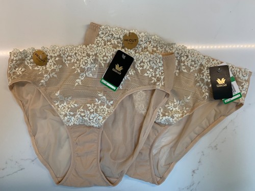 NWT Wacoal EMBRACE Beige Panties, Size L, 2 PIECES, Bra Not Included! - Picture 2 of 9