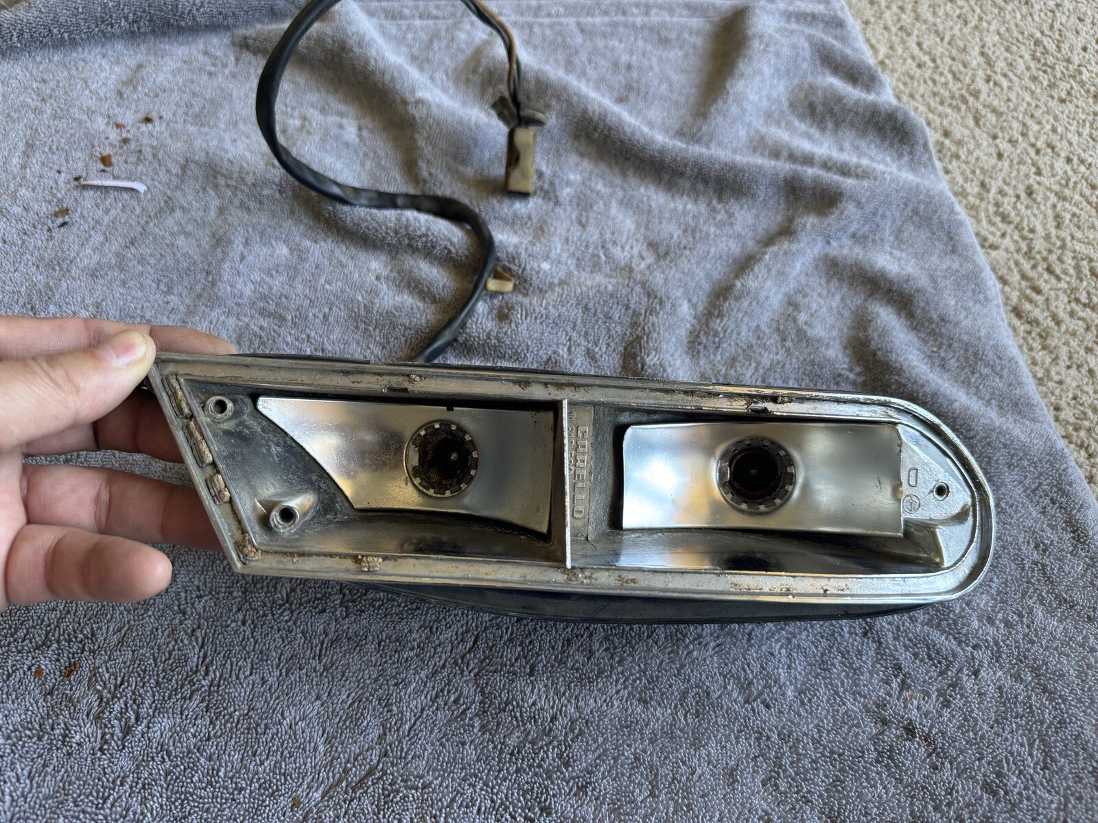 1970 Lamborghini Miura Fiat 124 Spider Right Turn Indicator Assembly CARELLO