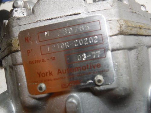 York AC Compressor 210R-20202 NO Pulley Free Shipping - Picture 6 of 6