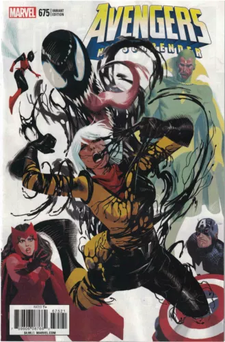 Avengers #675 Daniel Acuna Party Color Variant Marvel Legacy 2017 Venom
