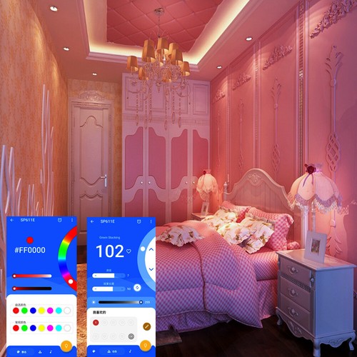 SP611E RGB Smart Music BT IR Controller For WS2812B SK6812 WS2811 IC Led Strip - Picture 9 of 11