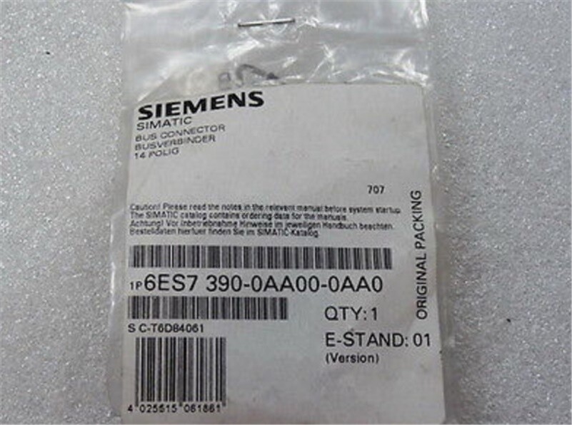 SIEMENS 6ES7 390-0AA00-0AA0 Bus Connector: Industrial Automation, 200 Characters or Less