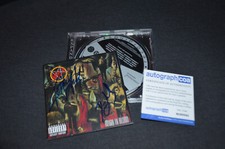 KERRY KING & DAVE LOMBARDO in person signed autograph CD SLAYER ACOA CERT