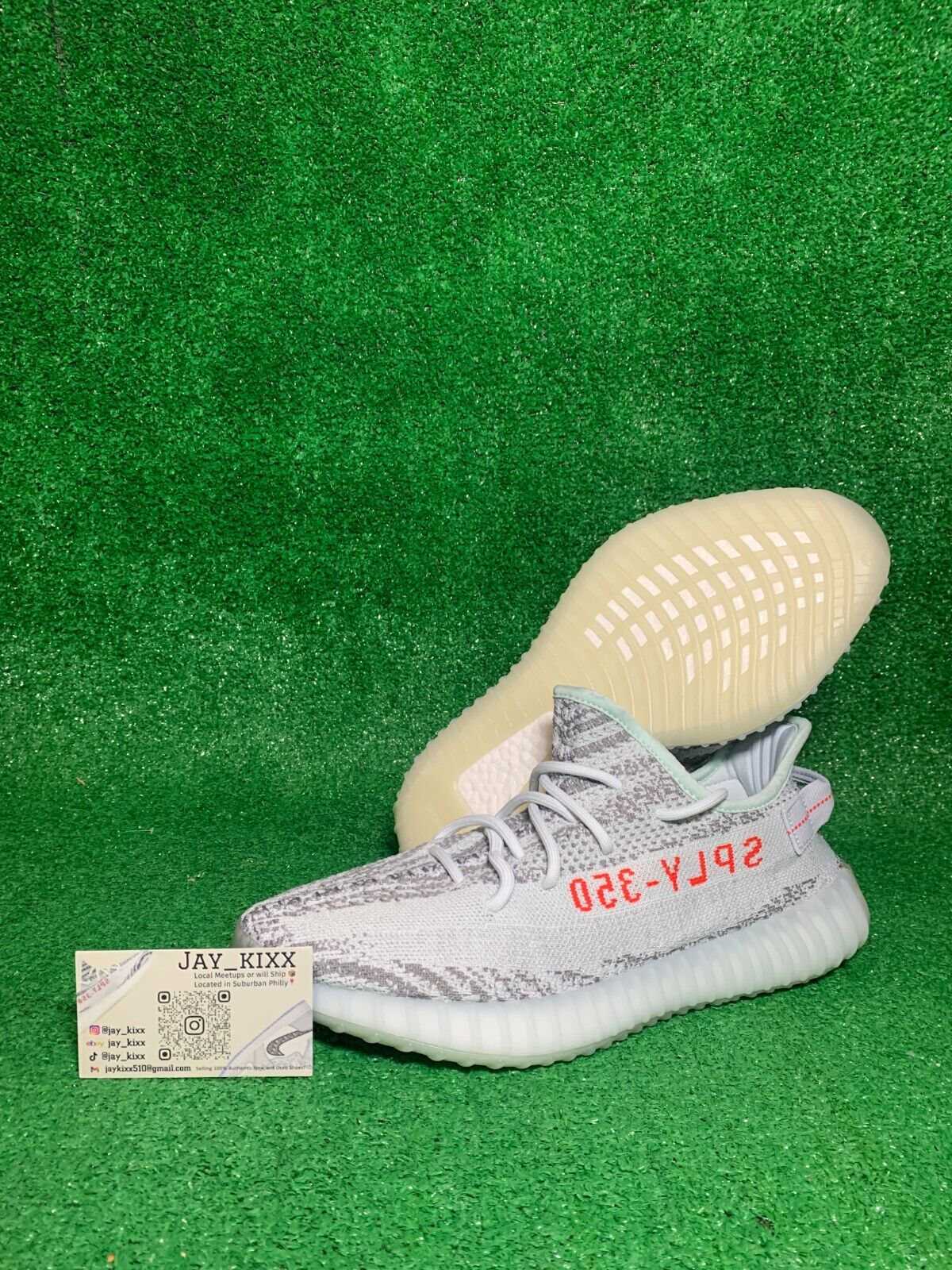 Size 11.5 - adidas Yeezy Boost V2 Low Blue Tint for sale online | eBay
