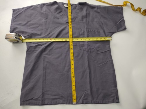 SCRUB ZONE Scrub Gray Unisex Medium Top - Picture 5 of 6